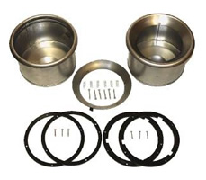 hagan frenched headlight bucket kit