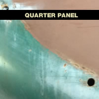 front half of quarter panel will need replaced